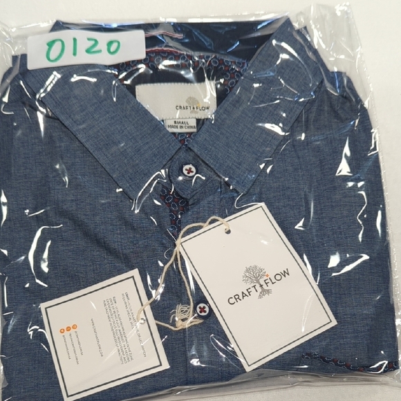 Elegant Denim Blue Casual Shirt for Men - Picture 13 of 13